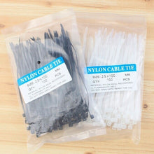 Load image into Gallery viewer, 100 pieces of 2.5X100mm 2.5X150mm self-locking tie straps