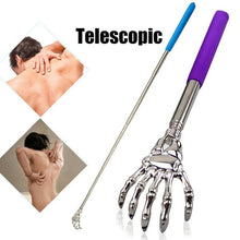 Load image into Gallery viewer, Retractable back scratching tool stainless steel horn Massager