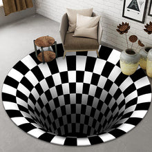 Load image into Gallery viewer, Round carpet with 3D stereo vision