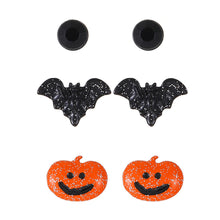 Load image into Gallery viewer, Halloween trick or treat earrings