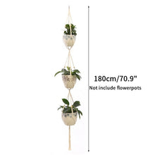 Load image into Gallery viewer, 100% Manual hanging basket indoor wall hanging flower rack