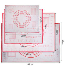 Load image into Gallery viewer, Non-Stick Silicone Sheet Liner Dough Rolling Mat Baking Mat Pastry Clay Pad