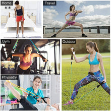 Load image into Gallery viewer, 11 Pieces / set elastic rubber belt stretching rope fitness expander