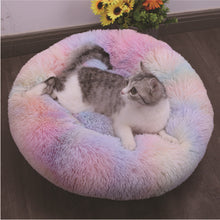 Load image into Gallery viewer, 14 Color super soft round warm pet pad cat bed dog house