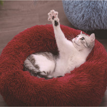 Load image into Gallery viewer, 14 Color super soft round warm pet pad cat bed dog house