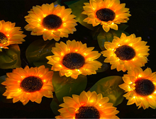 Load image into Gallery viewer, Garden lights Solar LED Light Waterproof Sunflower Lawn Light