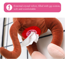 Load image into Gallery viewer, Cartoon Cute Animal Car Tissue Holder Back Hanging Tissue Box