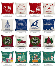 Load image into Gallery viewer, A set of 4-piece 18x18in Christmas Pillow Covers