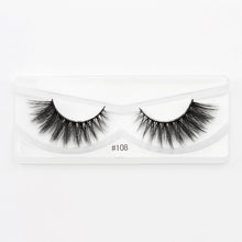 Load image into Gallery viewer, 10 Pairs 3-D mink eyelashes with messy natural false eyelashes