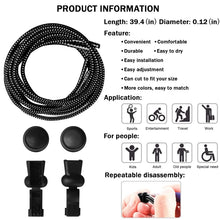 Load image into Gallery viewer, Sneaker ShoeLaces Elastic No Tie Shoe Laces Stretching Lock Lazy laces