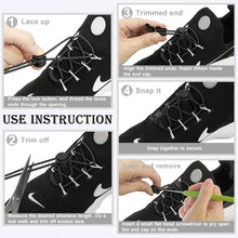 Load image into Gallery viewer, Sneaker ShoeLaces Elastic No Tie Shoe Laces Stretching Lock Lazy laces