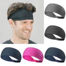 Load image into Gallery viewer, 3 Pack Unisex Yoga Headband Nonslip Elastic Stretch Headwrap