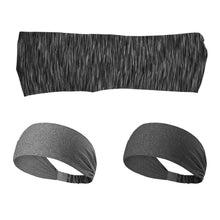 Load image into Gallery viewer, 3 Pack Unisex Yoga Headband Nonslip Elastic Stretch Headwrap