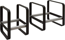 Load image into Gallery viewer, Large Plate Rack Organizer for Kitchen Counter Tops - Non-Slip & Rust Resistant (White & Black)