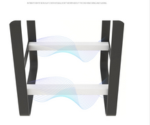 Load image into Gallery viewer, Large Plate Rack Organizer for Kitchen Counter Tops - Non-Slip & Rust Resistant (White & Black)