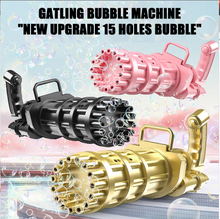 Load image into Gallery viewer, Automatic Gatling Bubble Gun Toys