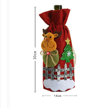 Load image into Gallery viewer, Christmas red wine bag