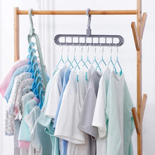 Load image into Gallery viewer, Multi port and multi-functional plastic clothes rack