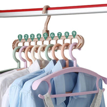 Load image into Gallery viewer, Multi port and multi-functional plastic clothes rack