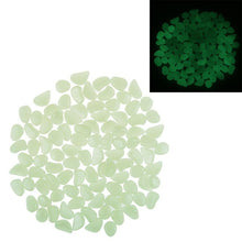 Load image into Gallery viewer, 100Pcs Glow in the Dark Garden Pebbles Glow Stones Rocks for Walkways