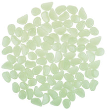 Load image into Gallery viewer, 100Pcs Glow in the Dark Garden Pebbles Glow Stones Rocks for Walkways