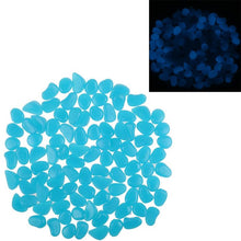 Load image into Gallery viewer, 100Pcs Glow in the Dark Garden Pebbles Glow Stones Rocks for Walkways