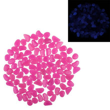Load image into Gallery viewer, 100Pcs Glow in the Dark Garden Pebbles Glow Stones Rocks for Walkways