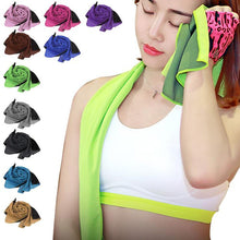 Load image into Gallery viewer, Ice Cold Enduring Running Jogging Gym Chilly Pad Instant Cooling Towel Sports