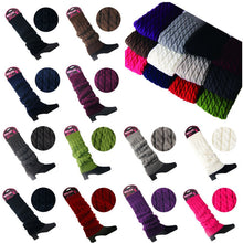 Load image into Gallery viewer, Ladies Winter Warm Knit High Knee Leggings