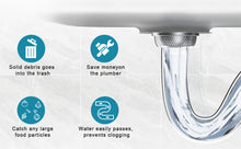 Load image into Gallery viewer, 2 Pack Stainless Steel Sink Drain Strainer
