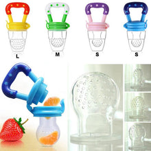 Load image into Gallery viewer, Baby Pacifier Easy Grip Fresh Food Baby Supplies Safe Nibbler Feeder Feeding