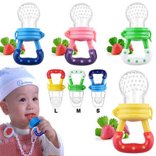 Load image into Gallery viewer, Baby Pacifier Easy Grip Fresh Food Baby Supplies Safe Nibbler Feeder Feeding