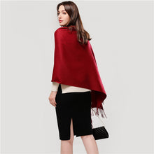 Load image into Gallery viewer, Ladies Winter Pure Cashmere Scarf Shawl Wrap Blanket Female 200*70cm