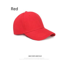 Load image into Gallery viewer, baseball cap casual all match solid color peaked cap
