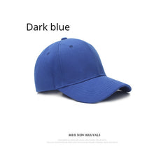 Load image into Gallery viewer, baseball cap casual all match solid color peaked cap
