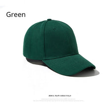 Load image into Gallery viewer, baseball cap casual all match solid color peaked cap