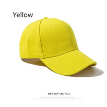 Load image into Gallery viewer, baseball cap casual all match solid color peaked cap