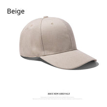 Load image into Gallery viewer, baseball cap casual all match solid color peaked cap