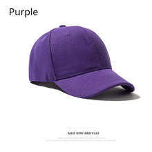 Load image into Gallery viewer, baseball cap casual all match solid color peaked cap