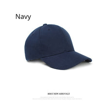 Load image into Gallery viewer, baseball cap casual all match solid color peaked cap