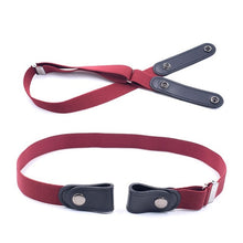 Load image into Gallery viewer, Men's Women's Buckle Elastic Elastic Belt