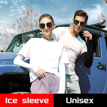 Load image into Gallery viewer, 2Pair Men Women Ice Silk Arm Sleeves Sports Sleeve Sun UV
