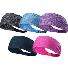 Load image into Gallery viewer, 3 Pack Unisex Yoga Headband Nonslip Elastic Stretch Headwrap
