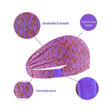 Load image into Gallery viewer, 3 Pack Unisex Yoga Headband Nonslip Elastic Stretch Headwrap