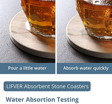 Load image into Gallery viewer, 6-piece set of absorbent imitation ceramic coasters