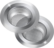 Load image into Gallery viewer, 2 Pack Stainless Steel Sink Drain Strainer