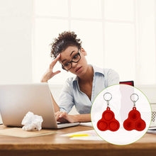 Load image into Gallery viewer, 3PCS Fidget Simple Dimple Keychain Stress Relief Key Ring