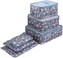 Load image into Gallery viewer, 6pcs Travel Storage Bags Clothes Shoes Underwear Suitcase Organizer Bags