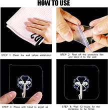 Load image into Gallery viewer, 10 free punching seamless self-adhesive hooks
