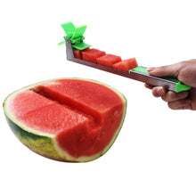 Load image into Gallery viewer, Stainless Steel Watermelon Slicer Cutter Knife with Melon Baller Scoop Extra